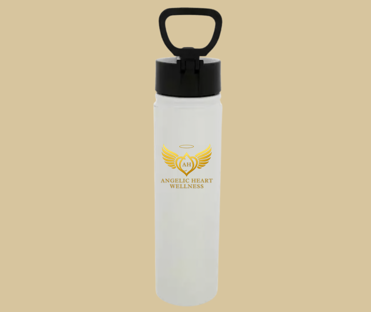 Angelic Heart Wellness – 22 oz Stainless Steel Water Bottle