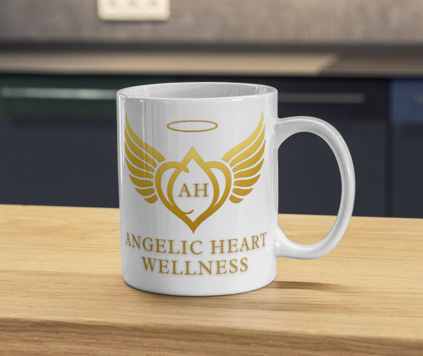 Angelic Heart Wellness – 15 oz Coffee Cup